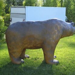 Karhupatsas, metsän voimakas jättiläinen, kuvattu sivulta