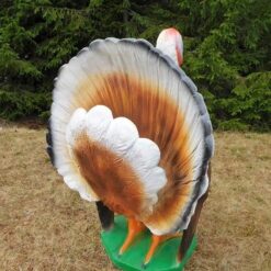 Kalkkunapatsas, kuvattu takaapäin