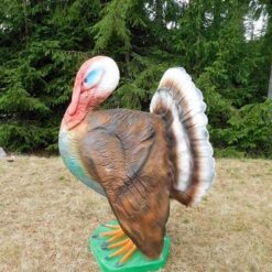 Kalkkunapatsas, kuvattu sivulta