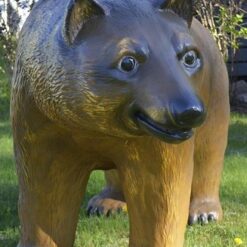 Karhupatsas, kuvattu edestä