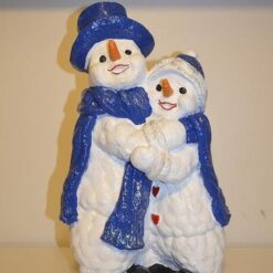 Lumiukkopatsas, siniset hatut