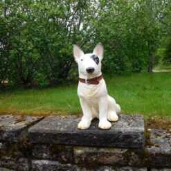 Bullterrieri koirapatsas, pihalla