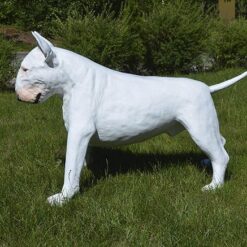 Bullterrieri koirapatsas, sivulta