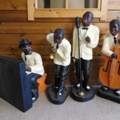 Jazz bändi patsas, miehet