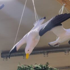 Lokkipatsas, kattoon kiinnitettävä, kuvattu lähempää