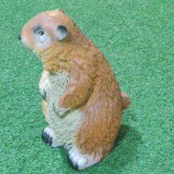 Murmelipatsas, ruskea, kuvattu sivusta