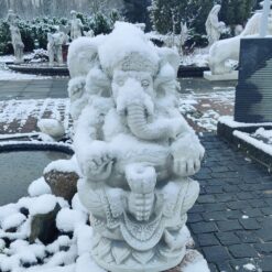 Ganesha patsas, norsu lumessa