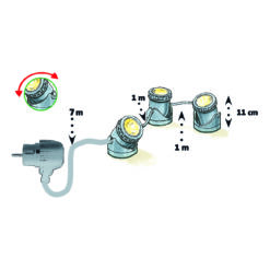 Valo U130-T, tuotteen koot